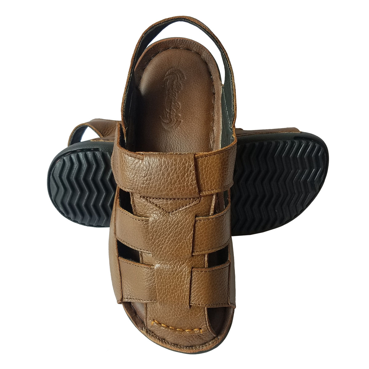 Giày Sandal Nam Bít Mũi Da Bò Thật BIGGBEN SD131