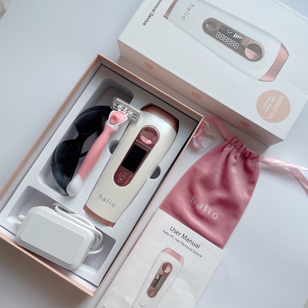 Máy triệt lông cá nhân Halio IPL Hair Removal Device-Hàng Chính Hãng