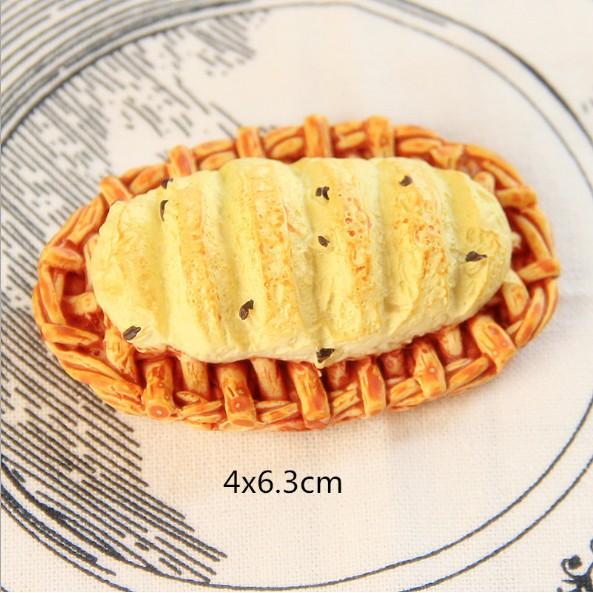 HN * Charm mô phỏng đồ ăn thực phẩm kiểu Pháp trang trí tủ lạnh, nhà búp bê, re-ment