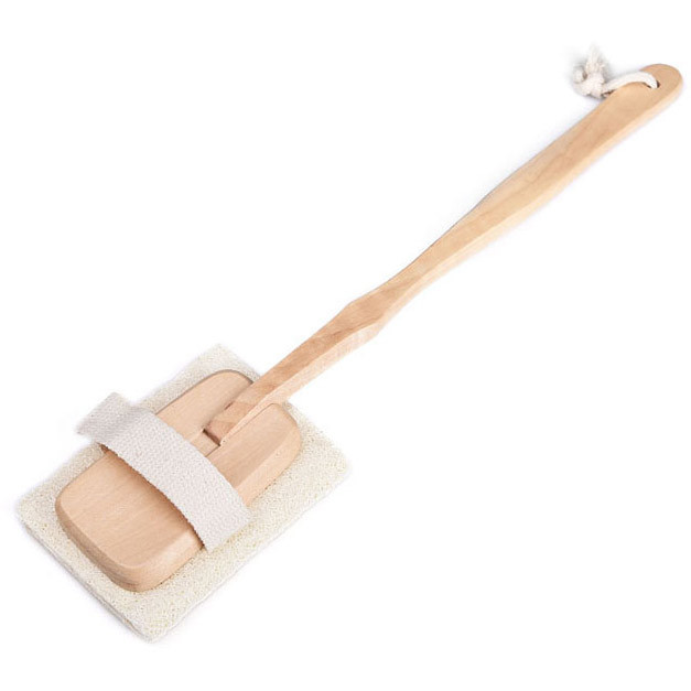 Bàn Chải Tắm Xơ Mướp Body&Mind Bath Brush With Loofah Head