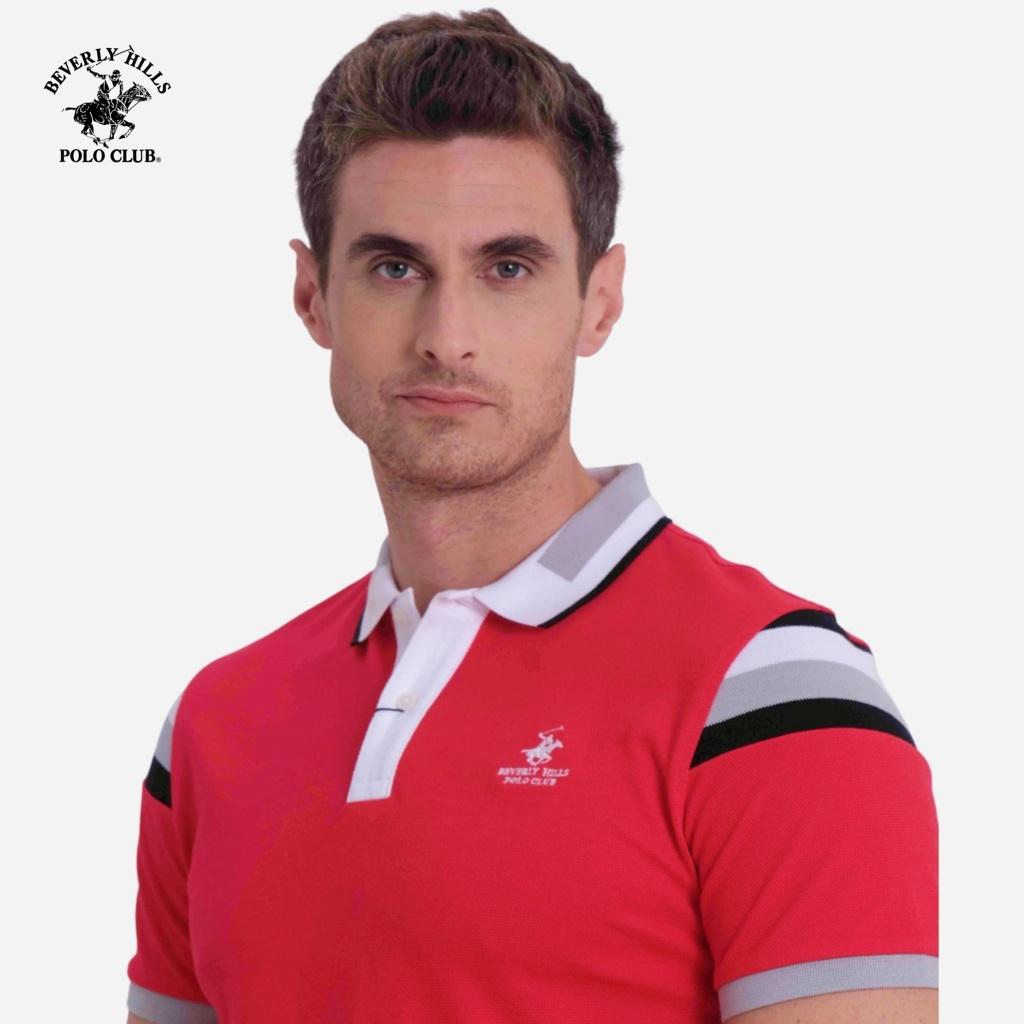 Áo polo Ngắn tay Nam Beverly Hills Polo Club Regular Fit Đỏ RD- PMRSW21TL006