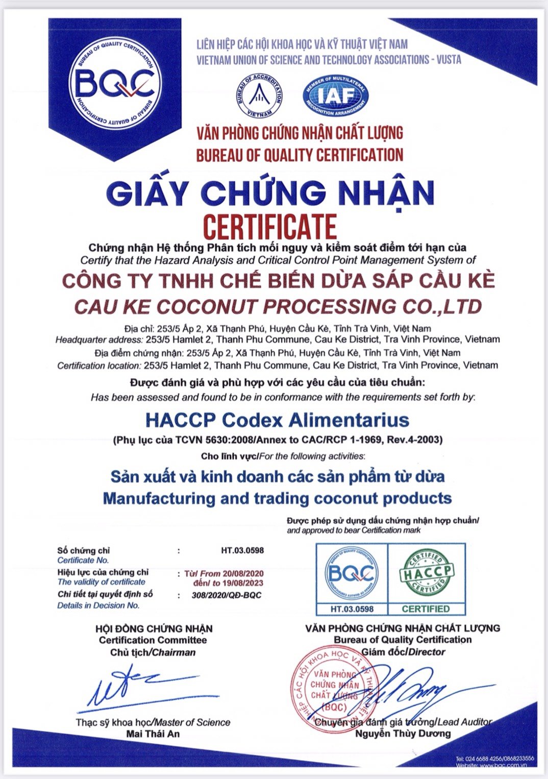 Kẹo dừa sáp Vicosap vị cacao 500g