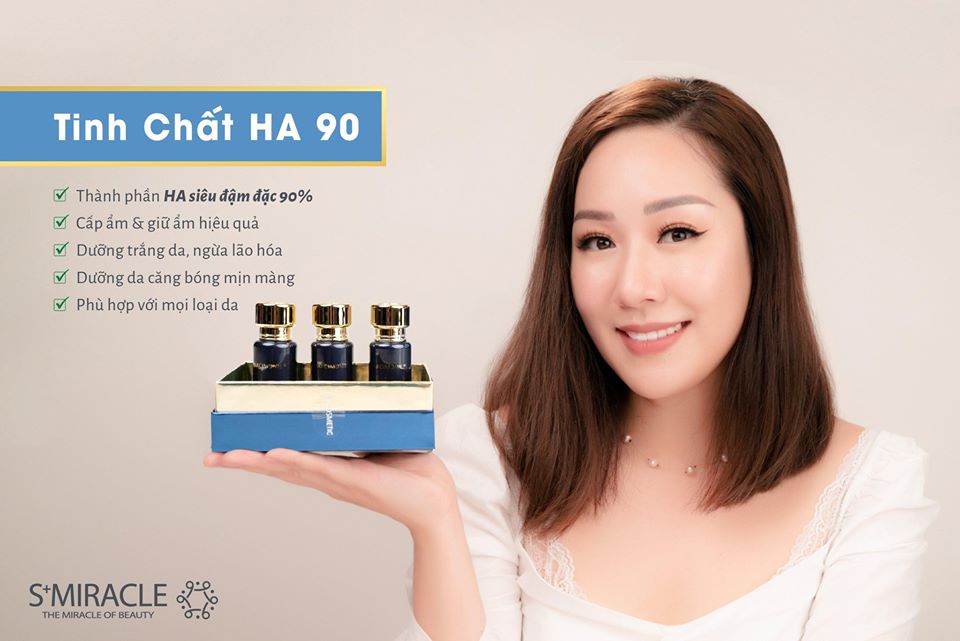 Bộ Tinh Chất HA 90 S+Miracle Dưỡng Ẩm, Chống Nhăn 15ml/lọ, Set/3 lọ 