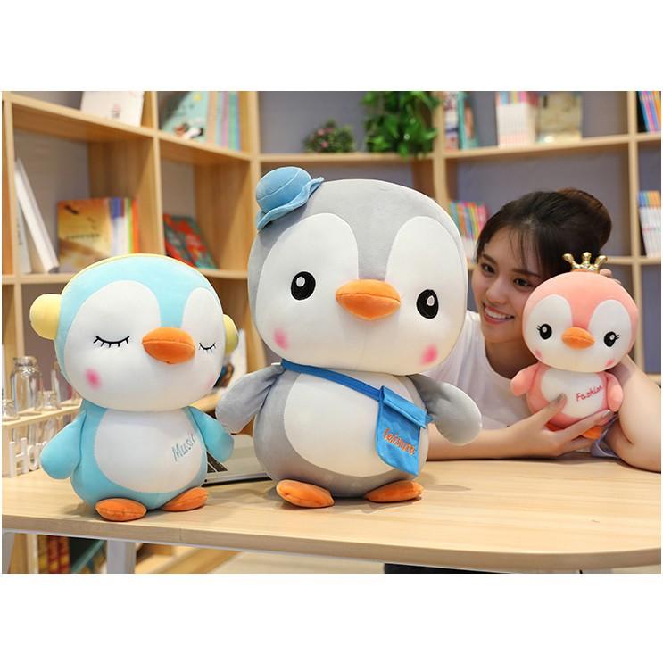 Gấu Bông Chim Cánh Cụt Cute Hình Thú Đẹp Dễ Thương Cao Cấp Nhỏ Size 40 - 50