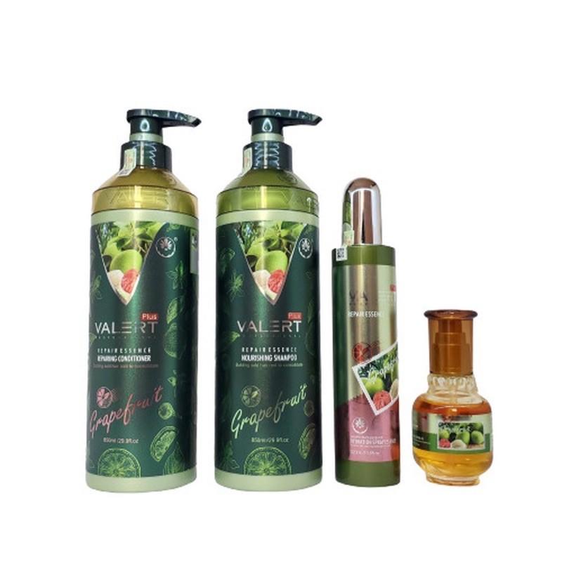 COMBO CẶP DẦU GỘI DẦU XẢ BƯỞI GRAPEFRUIT 850ML TẶNG 01 XỊT DƯỠNG 220ML