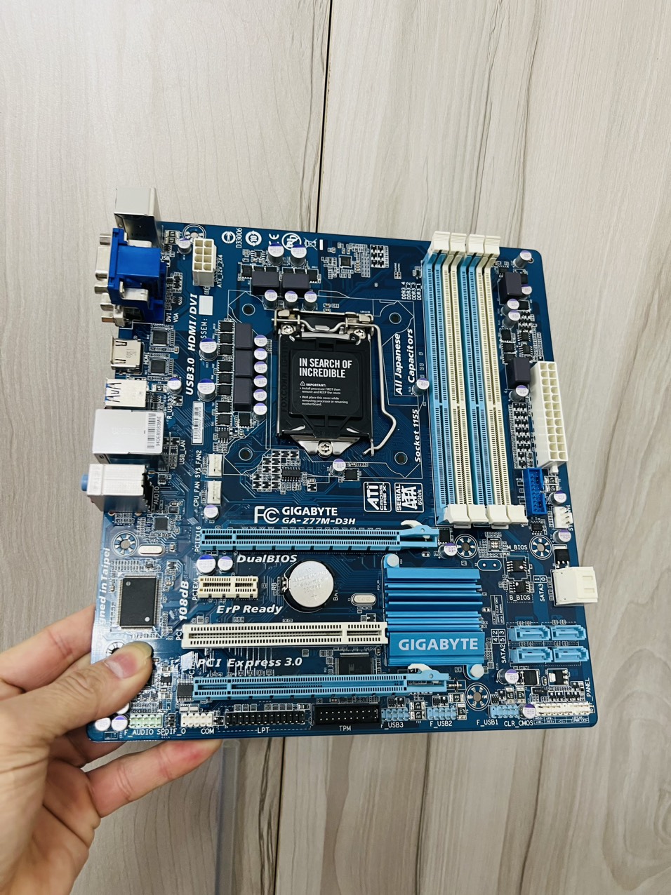 Bo Mạch Chủ (Mainboard) Gigabyte GA Z77M-D3H (HÀNG CHÍNH HÃNG)