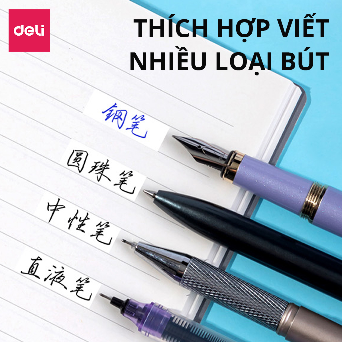 Bút xóa băng 6M cao cấp Deli - Xóa sạch phủ kín khô nhanh, có thể viết đè lên ngay - Băng kéo cho học sinh, văn phòng