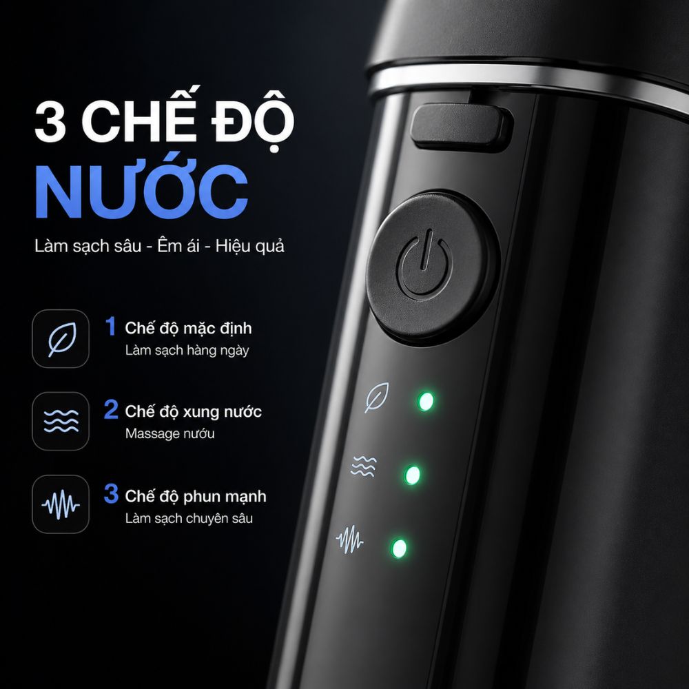 Máy Tăm Nước Không Dây Kachi MK456 – Giải Pháp Chăm Sóc Răng Miệng Nhỏ Gọn Bỏ Túi Dễ Dàng