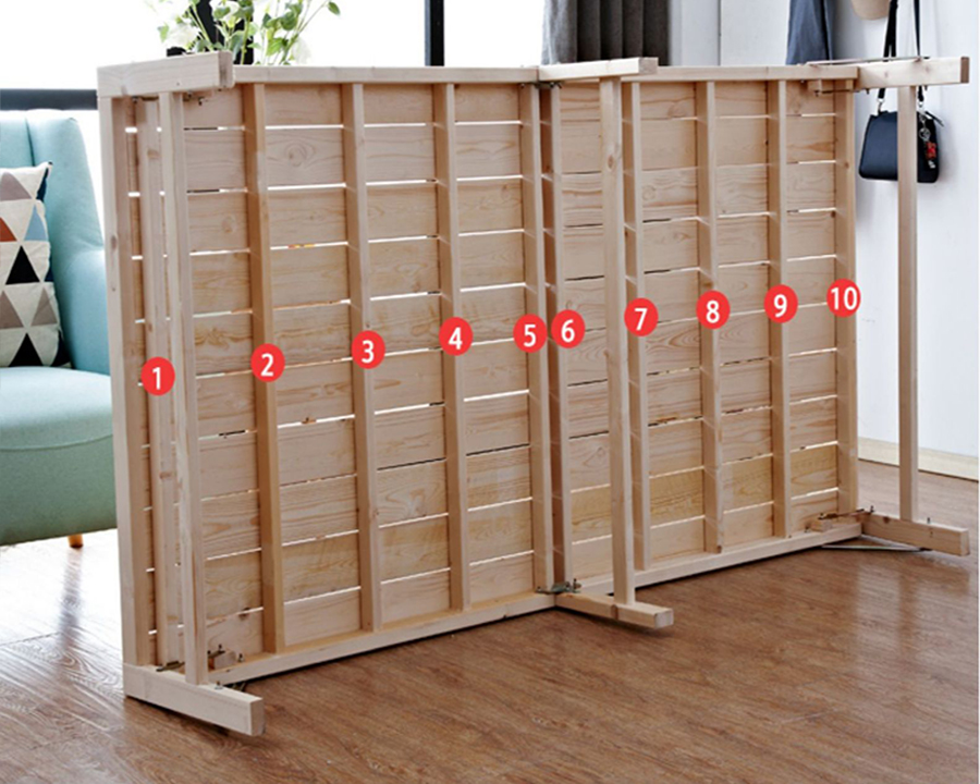 Giường xếp đa năng gấp gọn gỗ thông - giường gấp gọn gỗ thông cao cấp