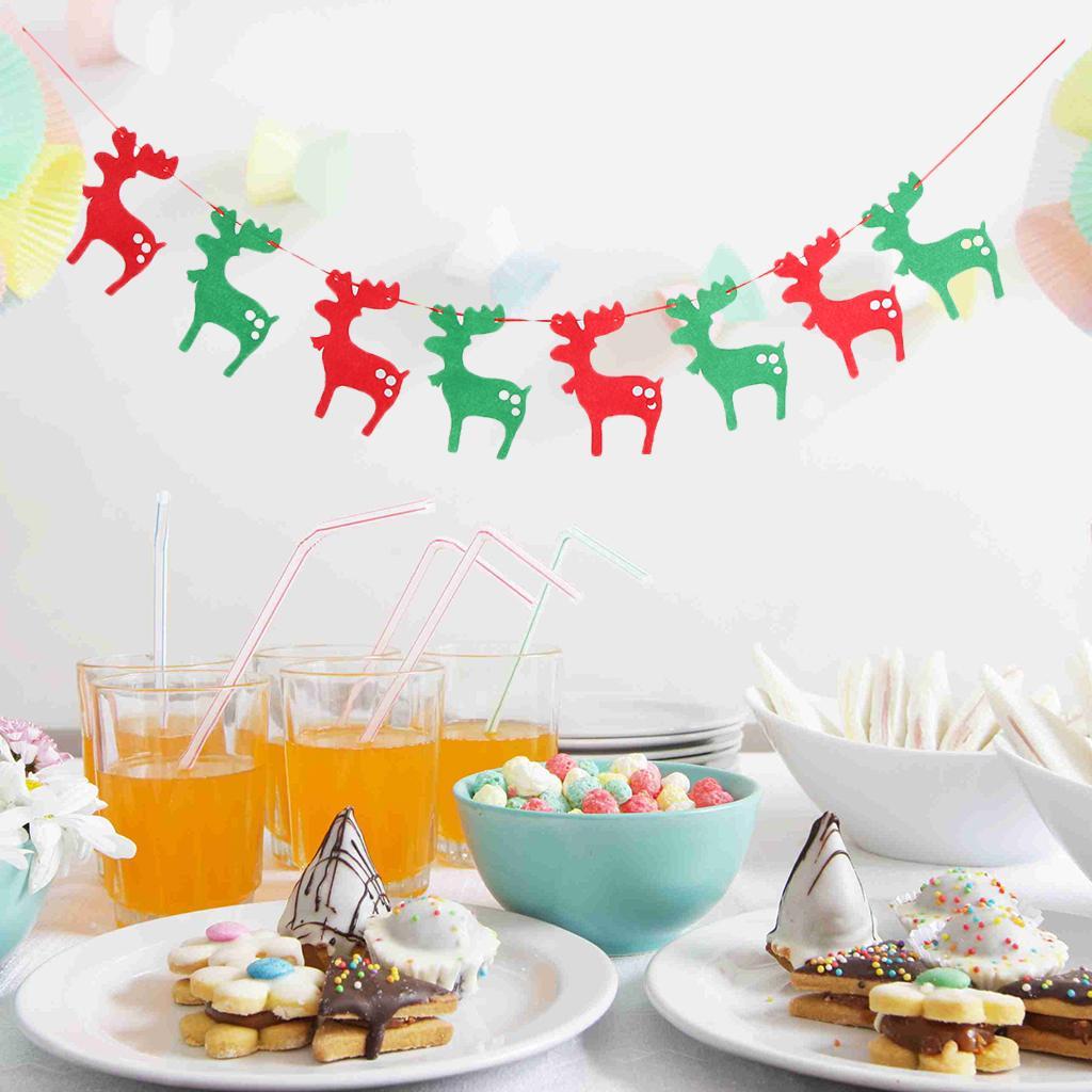 Christmas Non Woven  Banners Garland  Hanging Decor