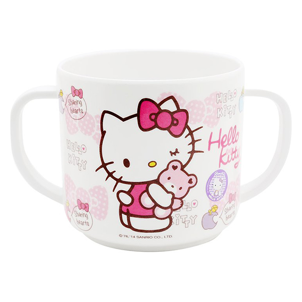 Cốc Có 2 Quai Cầm Lock&amp;Lock Hello Kitty Dành Cho Trẻ Em LKT410 (7.8 x 7.8 x 7.2 cm)