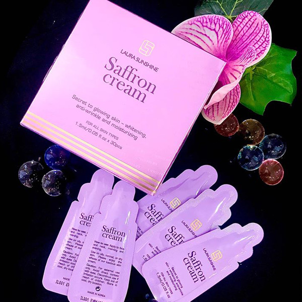 Kem dưỡng đêm nhụy hoa nghệ tây Travel 45ml Laura Sunshine Nhật Kim Anh