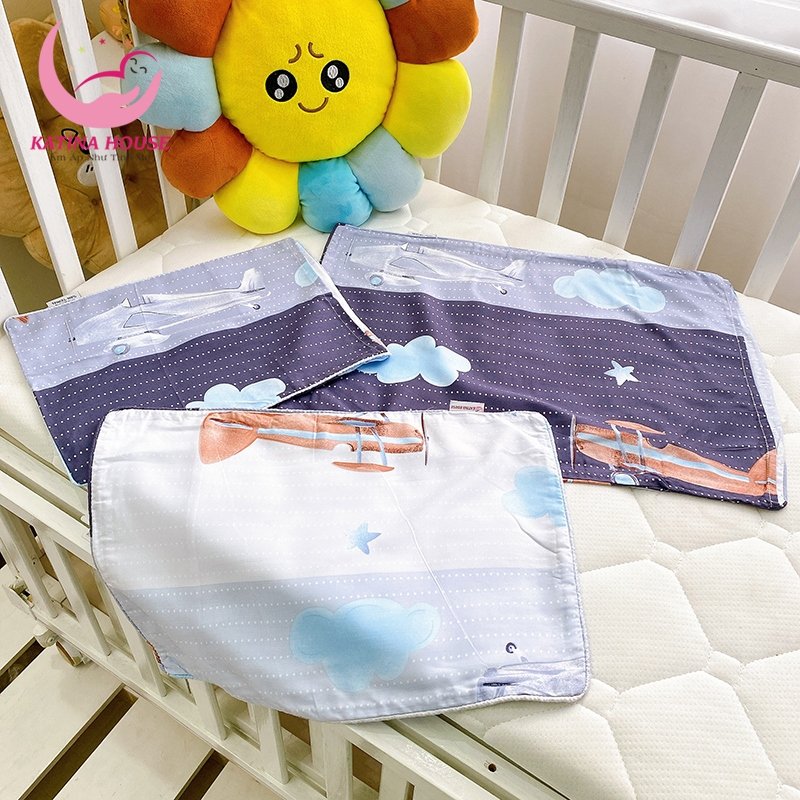 Vỏ áo gối nằm trẻ em Katina House 35x50cm, vải tencel mềm mại thoáng mát, thấm hút tốt