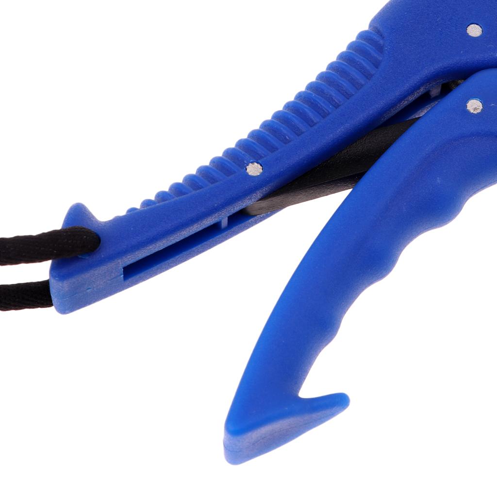 Floating Fishing Grip Pliers Grippers Lightweight ABS Fish Lip Grip Blue