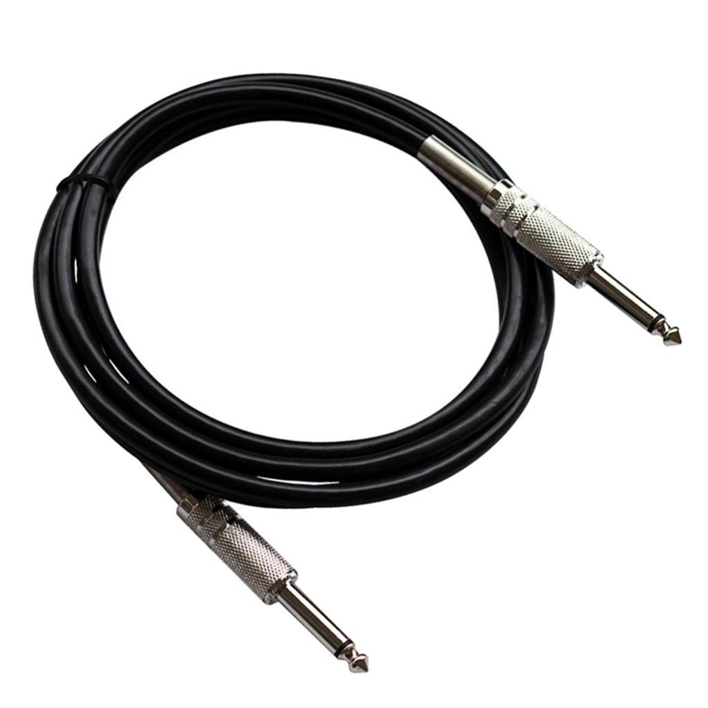 Electric Guitar Bass Cable Amp Cord for Stringed Instrument Parts 1.8m