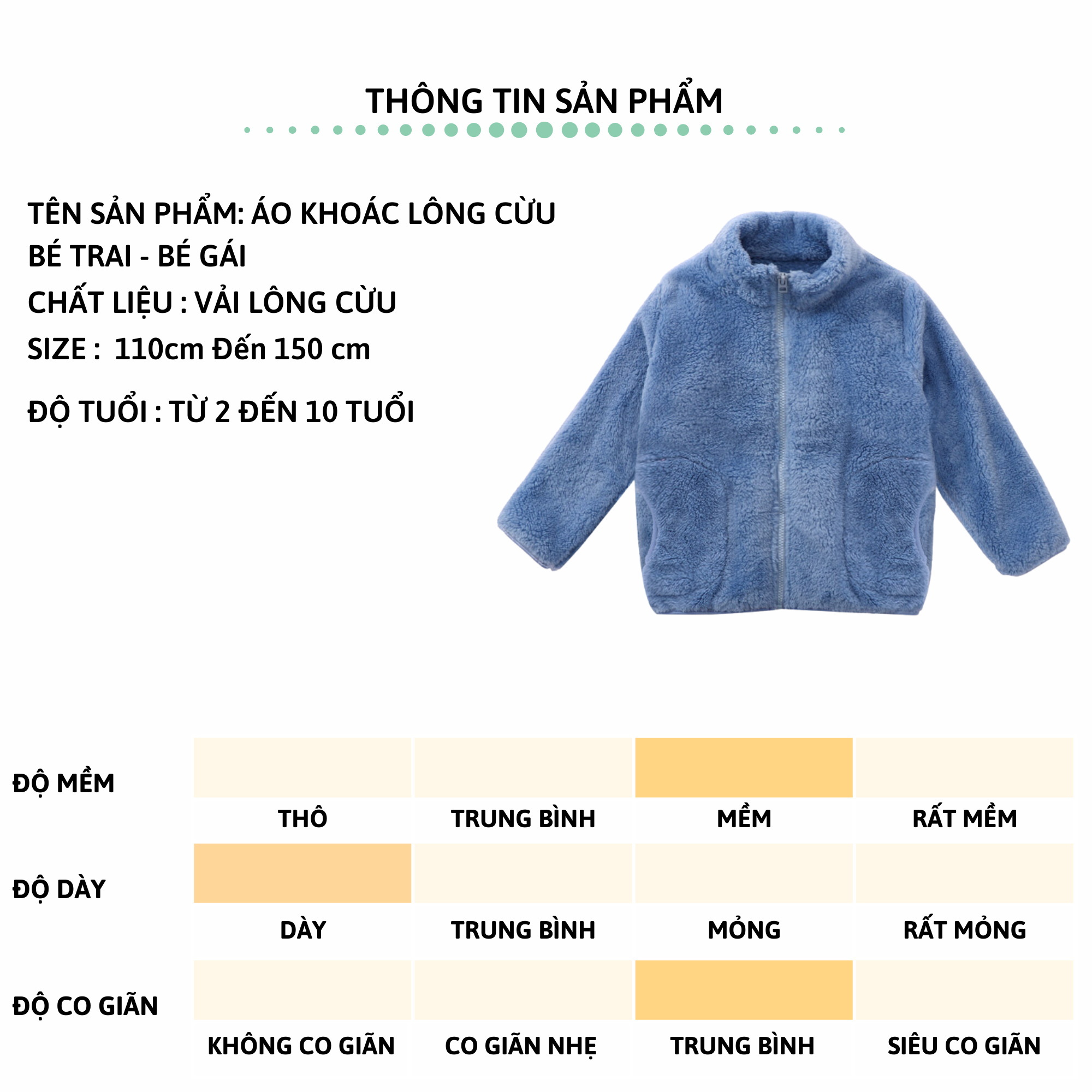 Áo khoác lông cừu san hô cho bé trai bé gái 27Kids áo ấm mùa đông cho trẻ 4-14 tuổi ULCO2