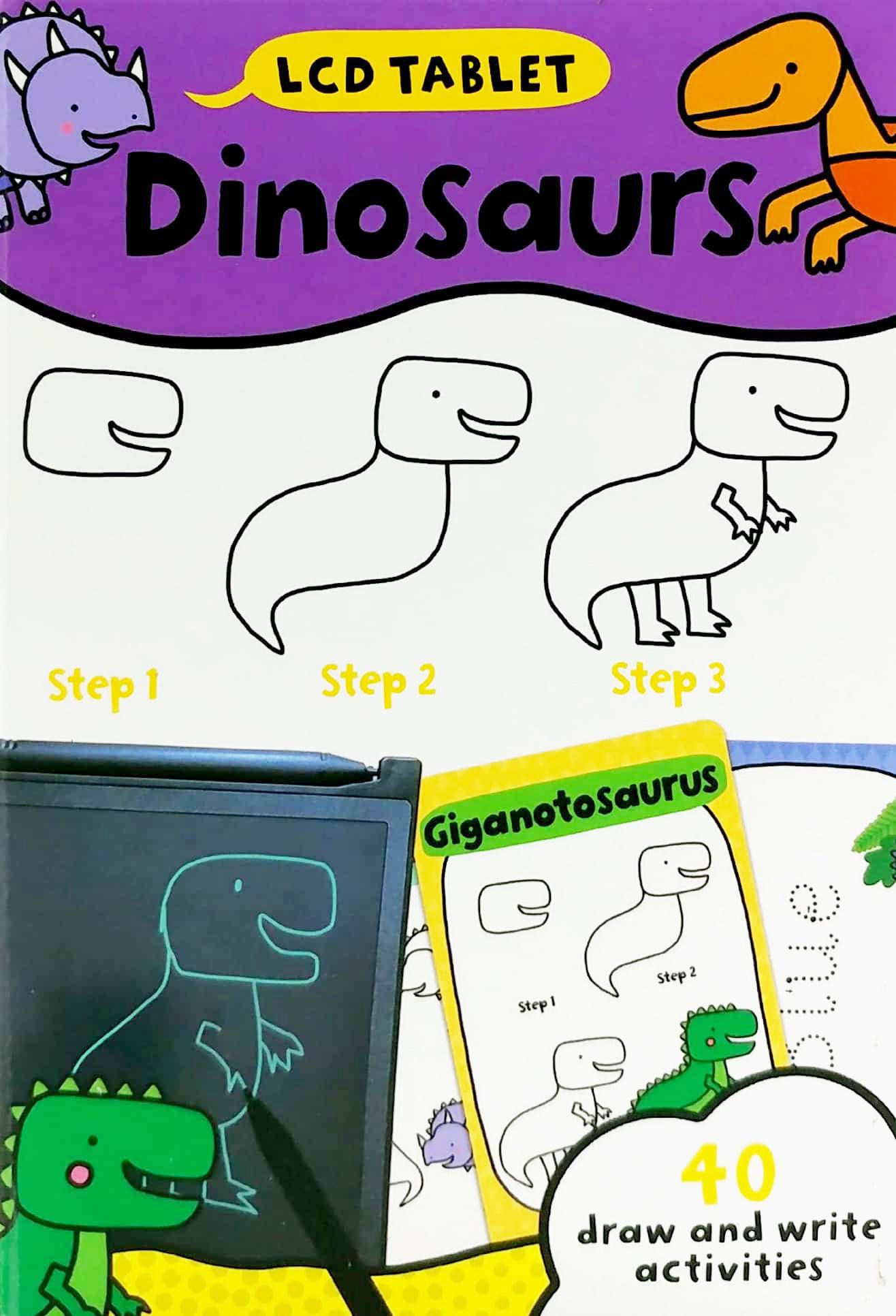 LCD Tablet &amp; Flashcards - Dinosaurs