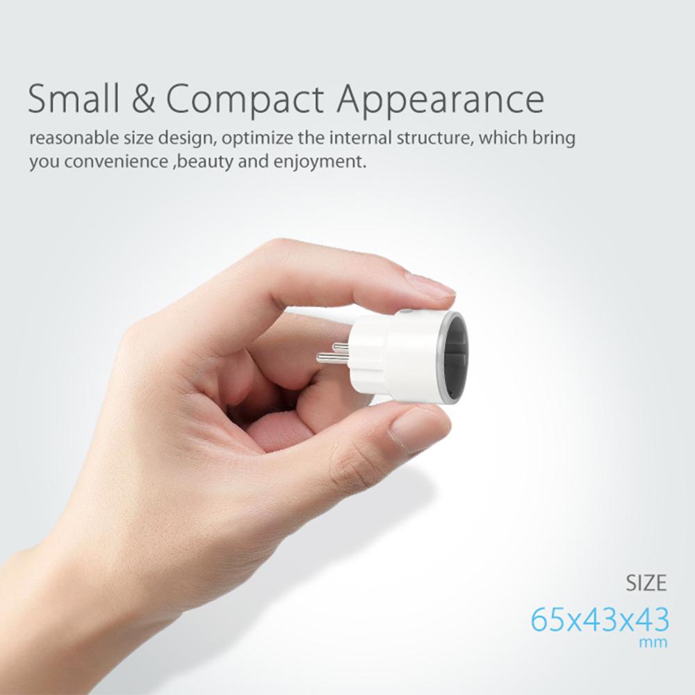 Ổ cắm Wi-Fi thông minh Ổ cắm Wifi không dây Ứng dụng Điều khiển từ xa Điều khiển bằng giọng nói Hẹn giờ Lịch trình Ổ cắm âm tường thông minh Ổ cắm 16A 3680W Trắng