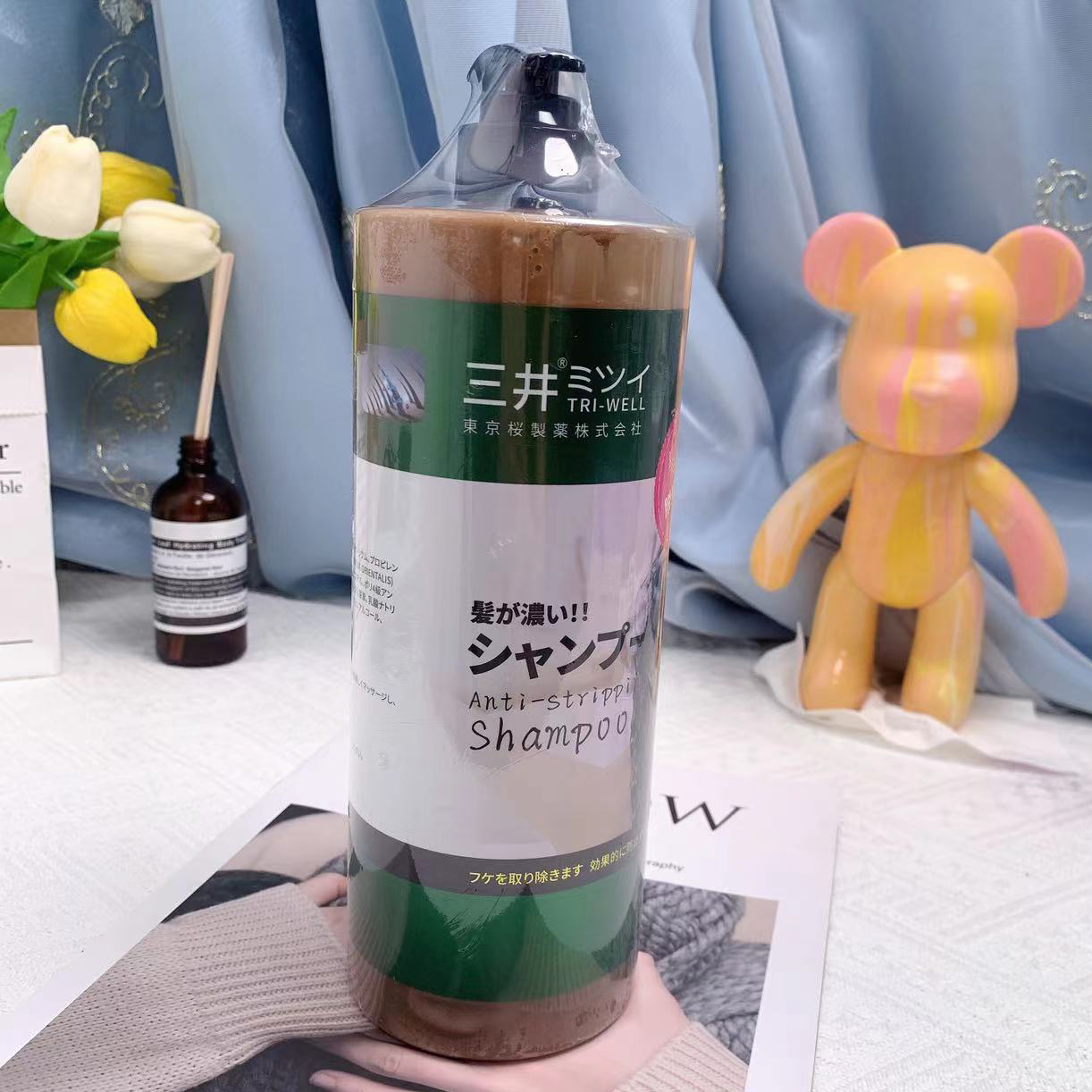 Dầu gội kích thích mọc tóc Anti-Strippine Shampoo giảm gãy rụng kiểm soát dầu loại bỏ gàu Nhật Bản 1000ml