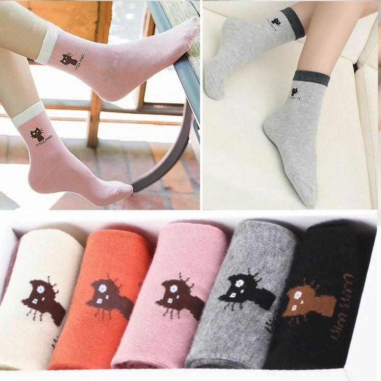 Vớ Nữ Cổ Cao Mềm Mại Nhiều Màu Sắc Loại Đẹp