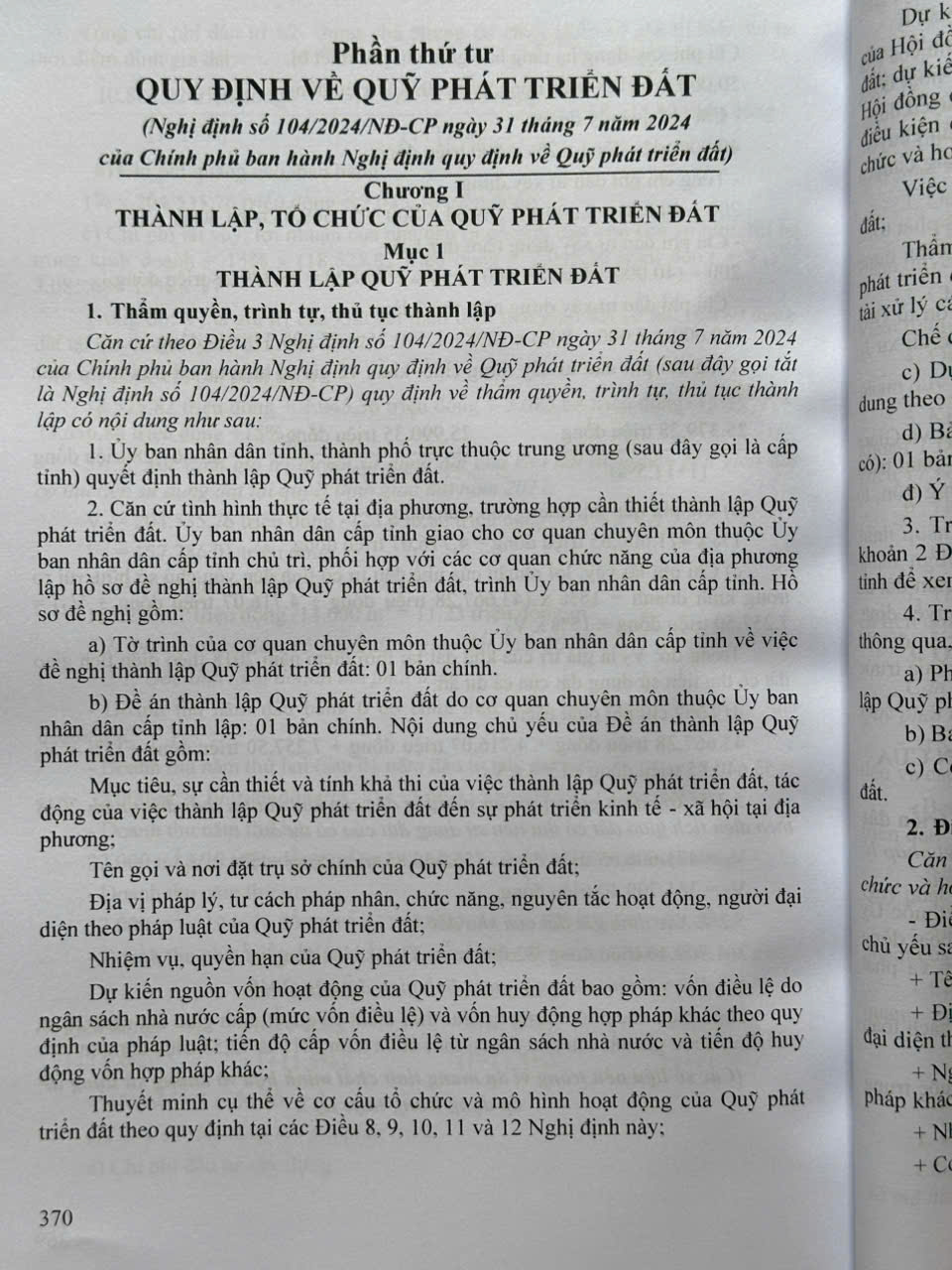 Sách Quy Định Chi Tiết Luật Đất Đai Về Tính, Thu, Nộp Tiền Sử Dụng Đất, Tiền Thuê Đất Và Quỹ Phát Triển Đất (V2516T)