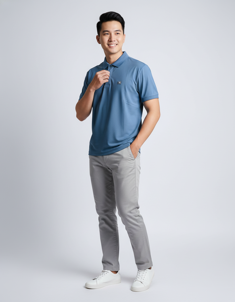 Áo Polo Nam  Slim Fit Màu HR4-F100-23