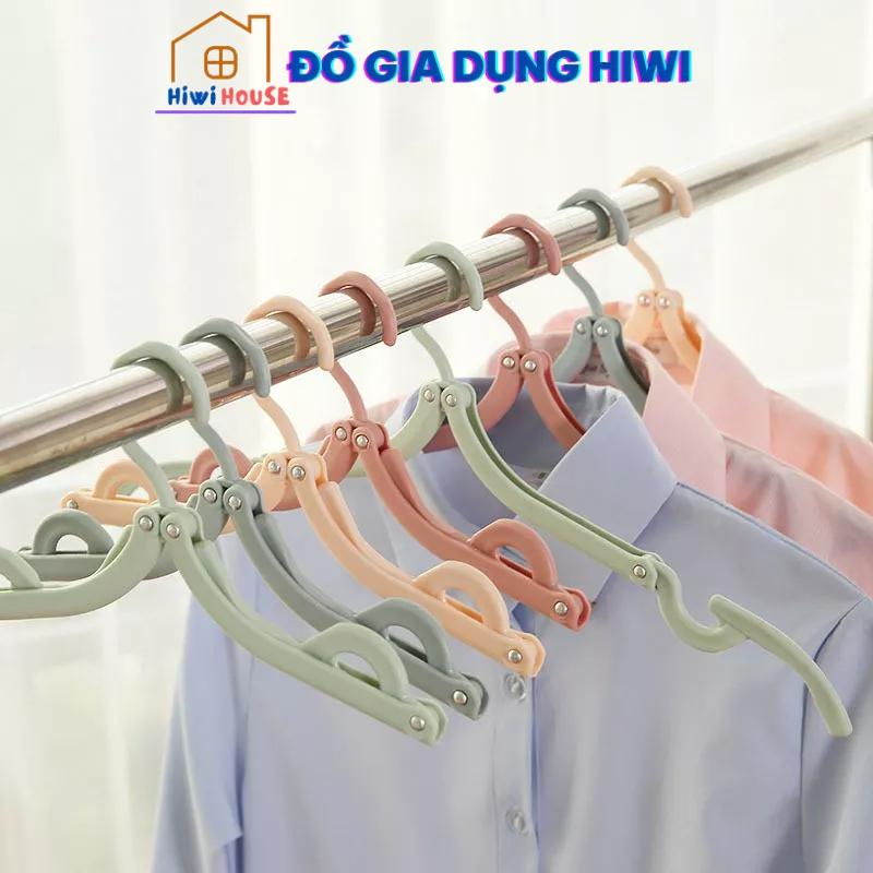 Móc Treo Quần Áo Gấp Gọn Thông Minh làm bằng nhựa cao cấp, thích hợp đi cắm trại du lịch, phượt, dã ngoại, câu cá