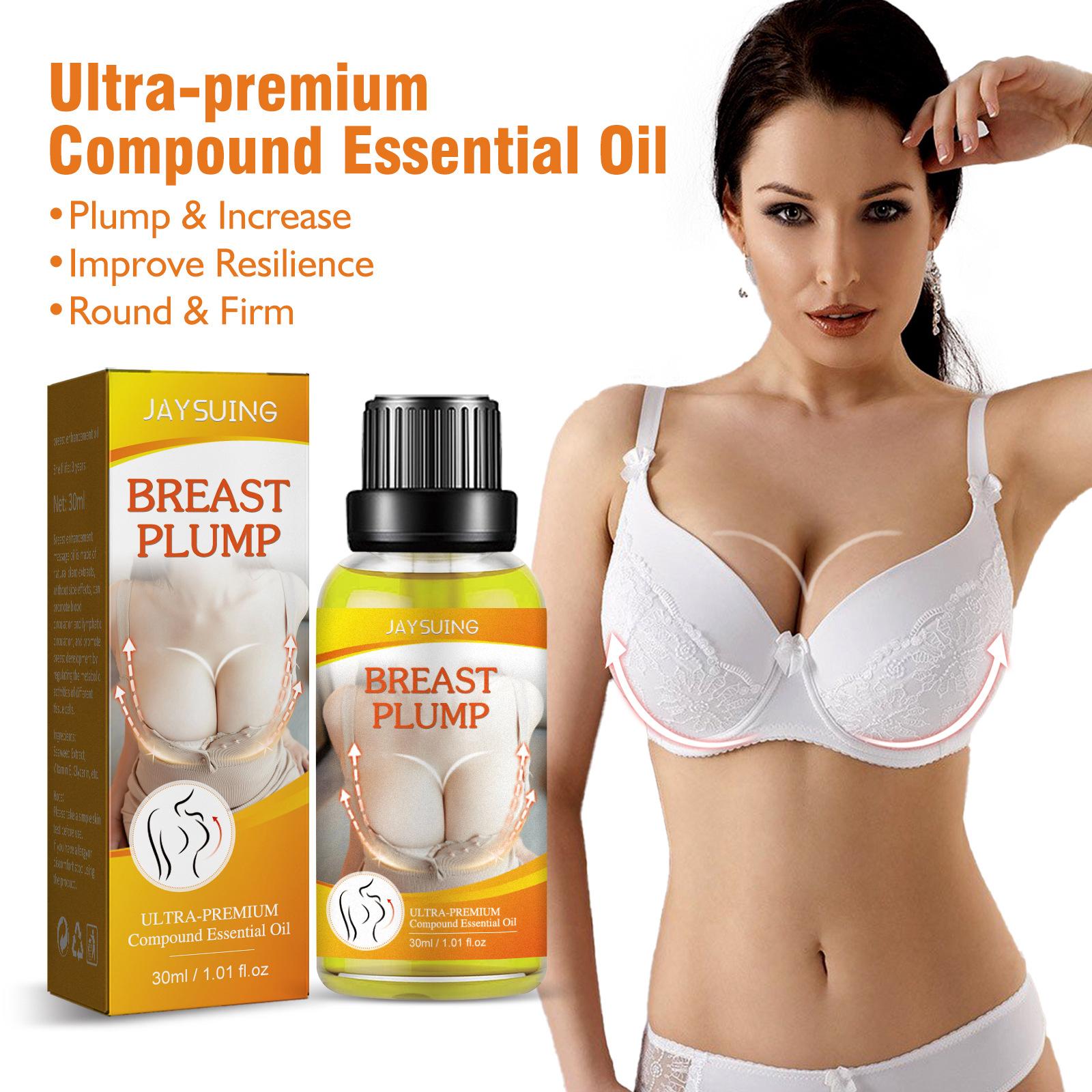 Jaysuing 30ml Breast Plump Essential Oil Breast Grow Up Enlargement Massage Oil Busty Cream Breast Care