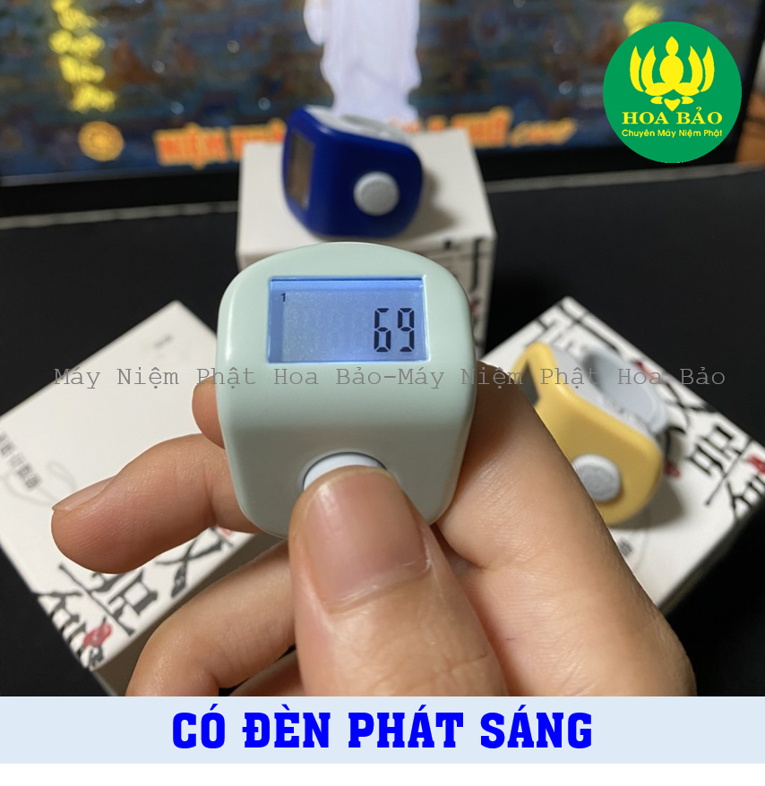 Máy Ký Số Niệm Phật Cao Cấp Pin Sạc - Máy Bấm Đếm Số Niệm Phật Cao Cấp Pin Sạc