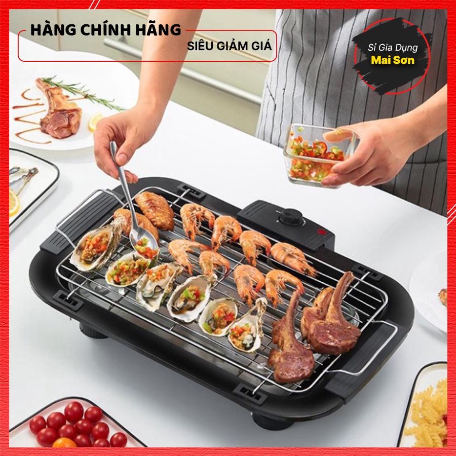 Bếp Nướng Điện Không Khói - Vỉ Nướng Điện Đa Năng Chính Hãng Tốc Độ Nướng Nhanh Kích Thước 35x48CM