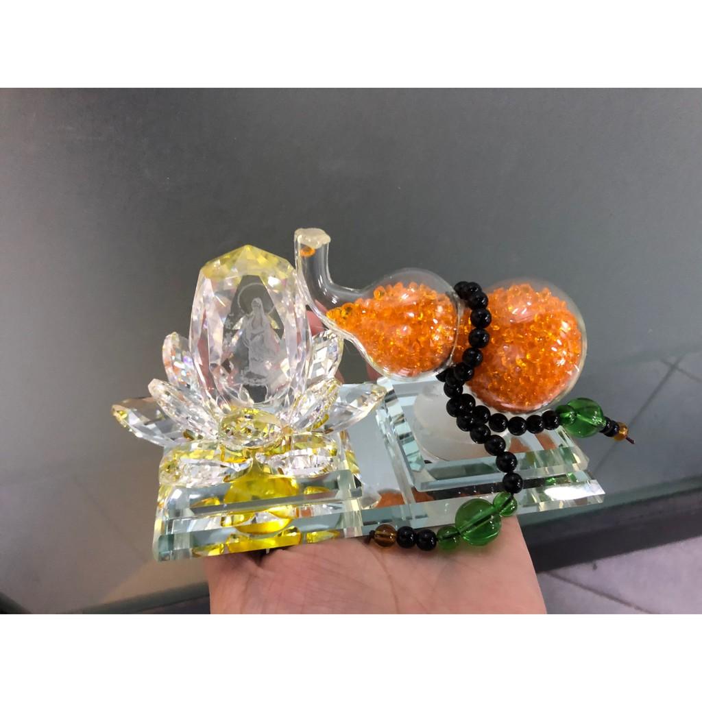 ️Tượng Hồ Lô Quan Âm Đài Sen Trang Trí️