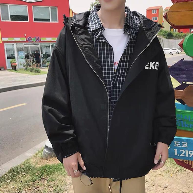 Áo khoác dù unisex form rộng WEEKEND nam nữ phong cách thời trang kim gia