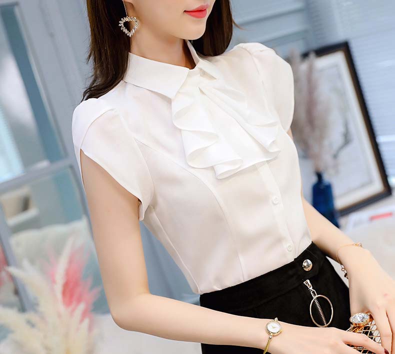 Áo sơ mi tay búp cổ bèo Mã: AM1391