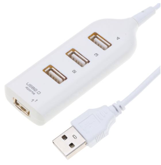 HUB Chia 4 Cổng USB Tốc Độ Cao Cho Máy Tính- Hàng Chính Hãng