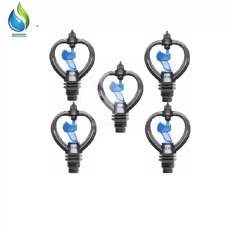 Béc tưới phun mưa cánh bướm trục nhựa