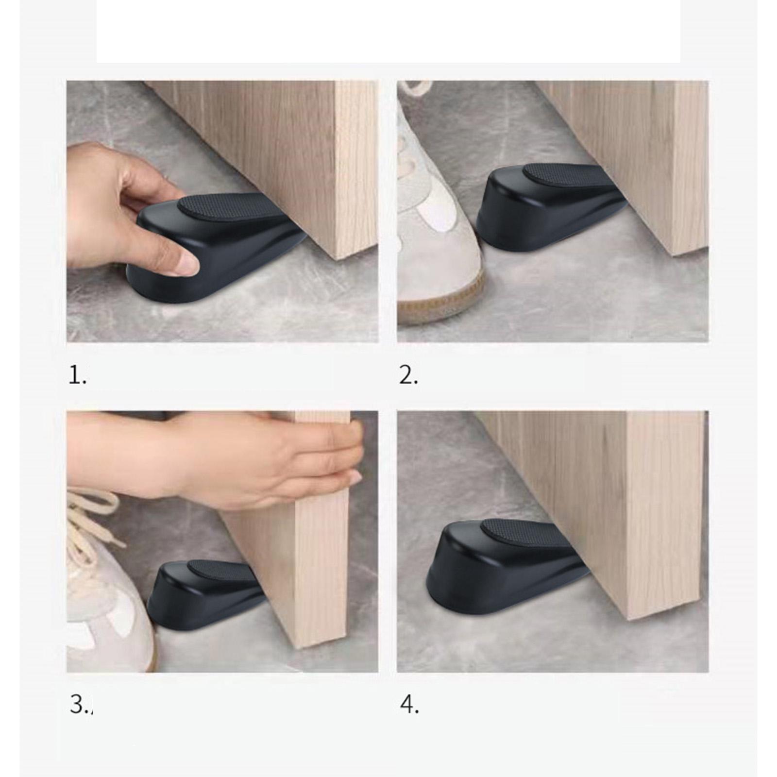 Door Stop Wedge Door Stops Anti Collision Floor Decorative Rubber Door Stopper for Bedroom Door