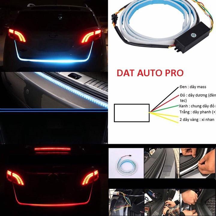 Dây led chạy AUDI trang trí sau ô tô dài 1.2m nhiều hiệu ứng + chế độ xi nhan kiểu audi đẳng cấp