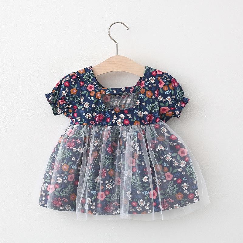 VN79 Size70-100 Đầm bé gái 1 tuổi đến 3 tuổi Thời trang trẻ Em hàng quảng châu