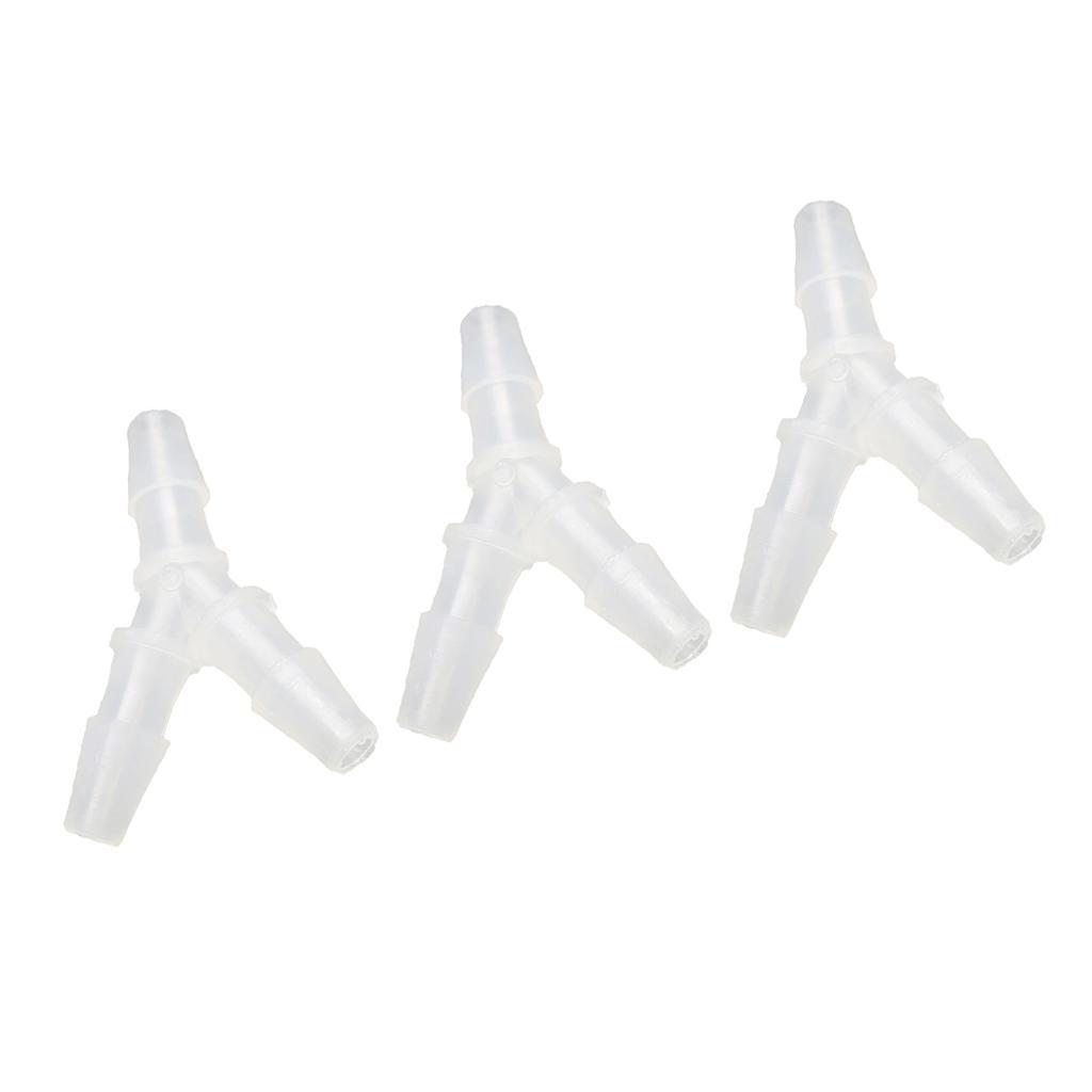 Pack of 3 T-piece Hose Connection with The Same Diameter Y Shape