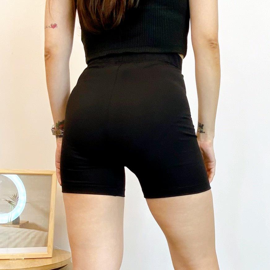 Quần biker nữ MARC FASHION dáng ngắn cạp cao lưng thun co giãn thoải mái CBVH091722