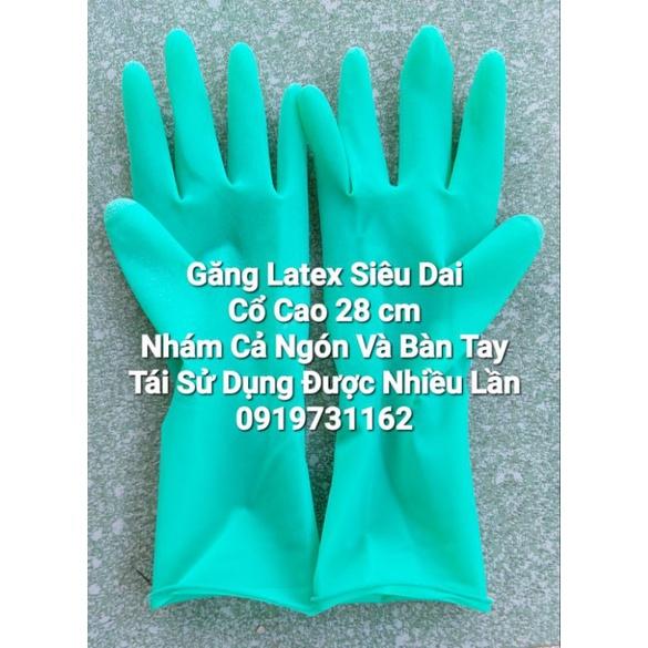 Găng Tay Cổ Cao, Siêu Dai. Sử Dụng Được Nhiều Lần. Găng Tay Chế Biến Thủy Sản