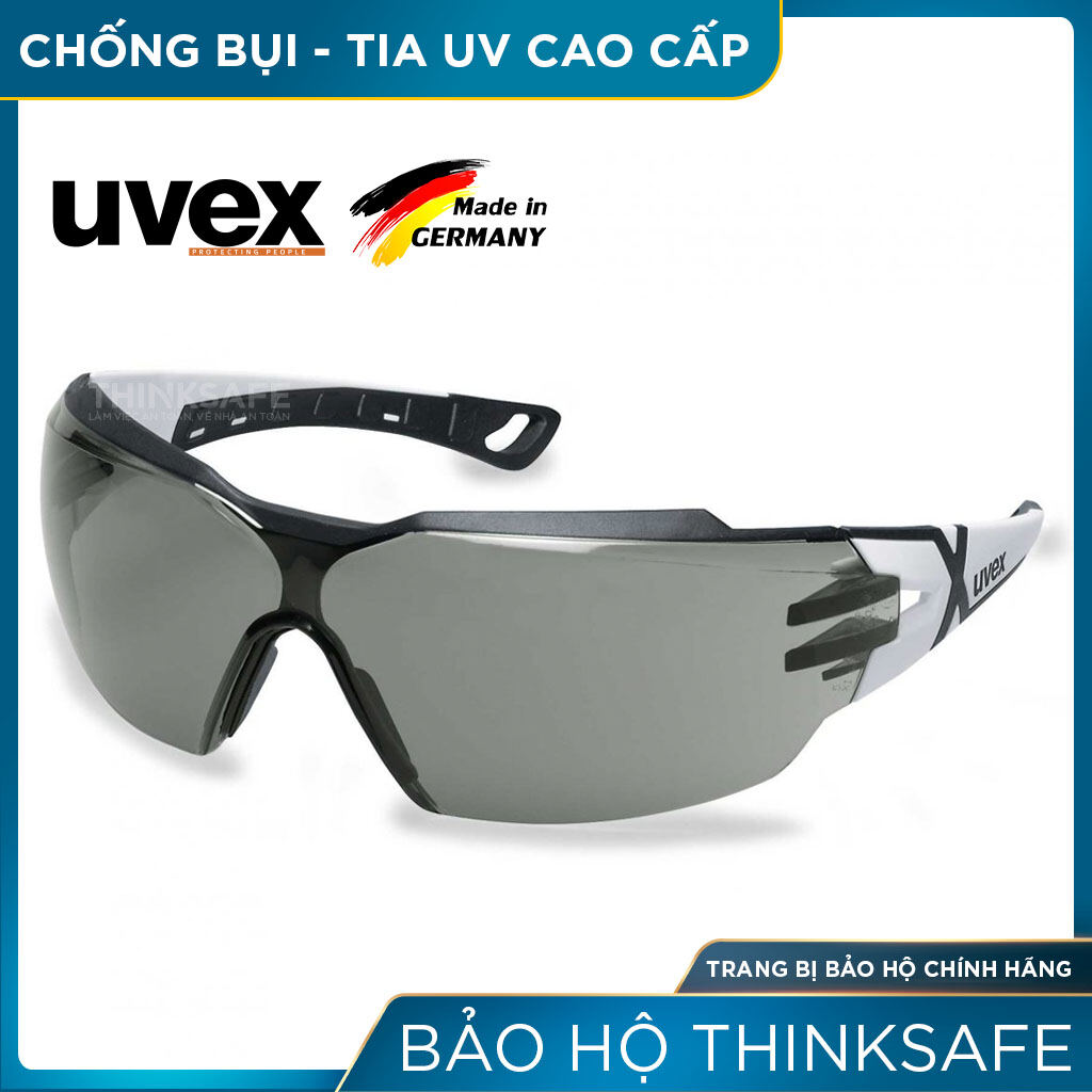 Kính bảo hộ UVEX PHEOS CX2 kính chống bụi chống hơi nước chống trầy xước vượt trội Chống tia UV mắt kính đi xe máy lao động màu đen mã 9198237