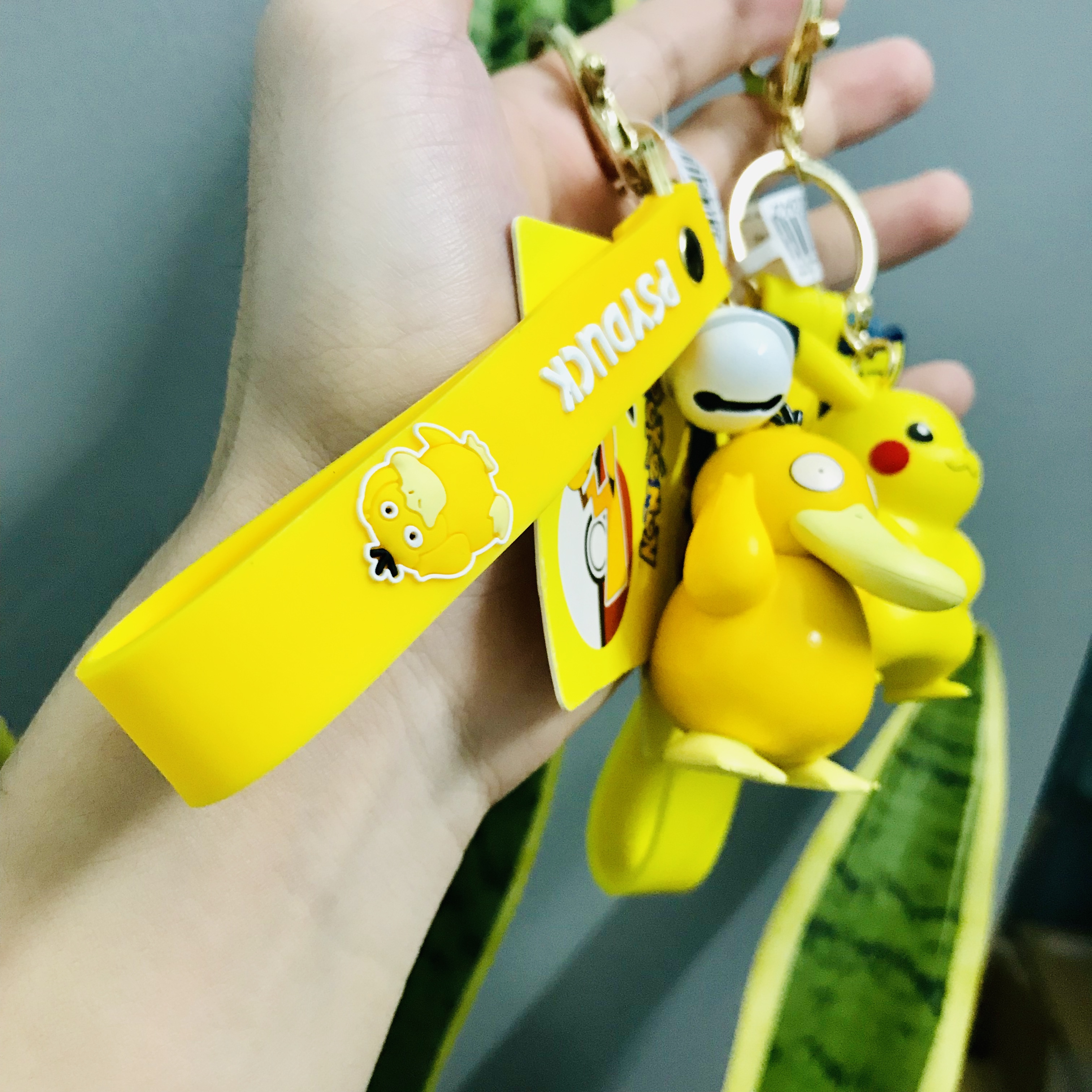 Móc khóa cao cấp Hoạt hình, vịt siêu cute