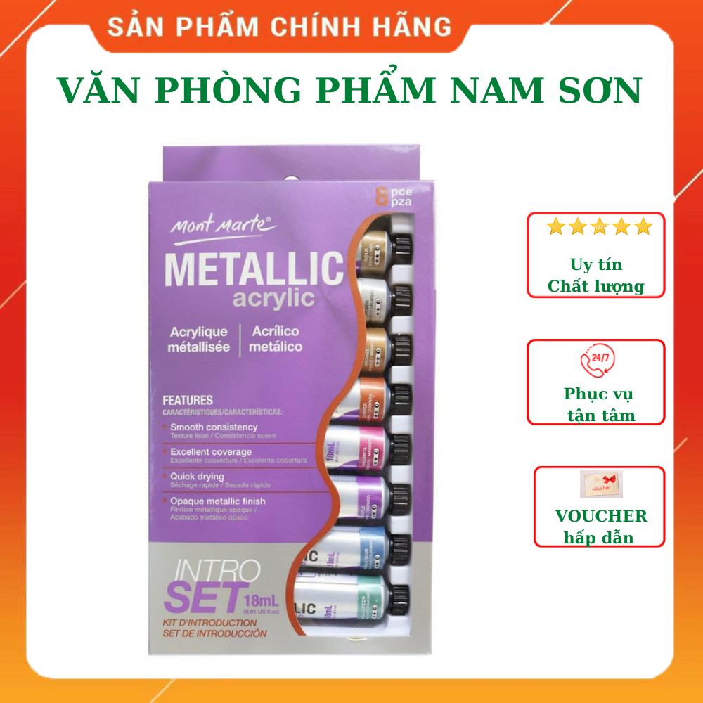 Màu Acrylic Metallic Mont Marte