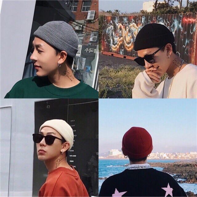 MŨ BEANIE NGẮN - MŨ LEN NGẮN ULZZANG HOTTREND SƠN TÙNG MTP, GD , PARK SEO JOON