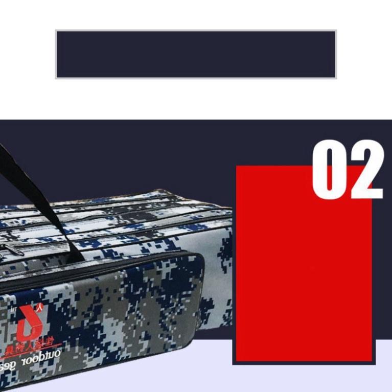 Sale to hot - Túi đựng cần câu cá, bao đựng cần câu đa năng 2 ngăn dài 80-120cm màu dàn di cao cấp PK-9 - sale - xả hàn