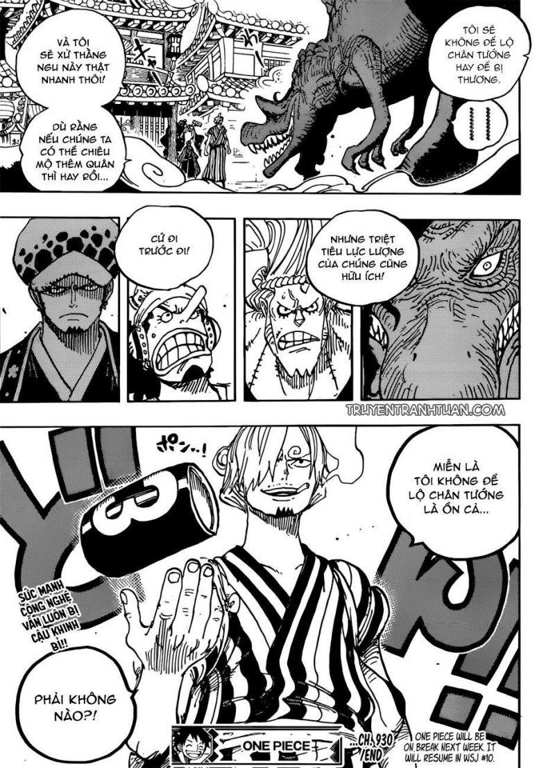 đảo hải tặc - one piece chapter 930 15