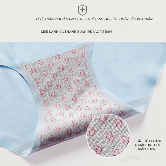 Combo 3 quần lót nữ su đúc không viền, chất thun lạnh, thông hơi thoáng khí