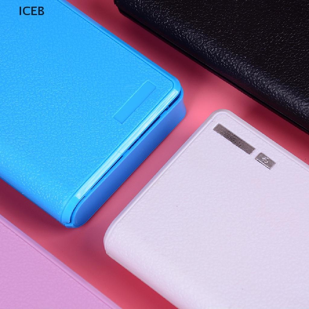 Ic Bộ Hộp Sạc Dự Phòng 20000mAh 6 Pin 18650 Cổng usb Kép Tự Làm Cho Điện Thoại my