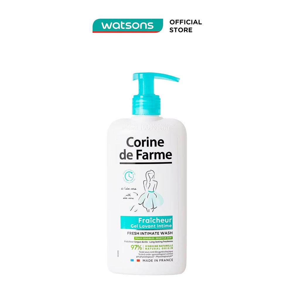 Gel Làm Sạch Và Khử Mùi Corine de Farme Intimate Gel Fresh 250ml